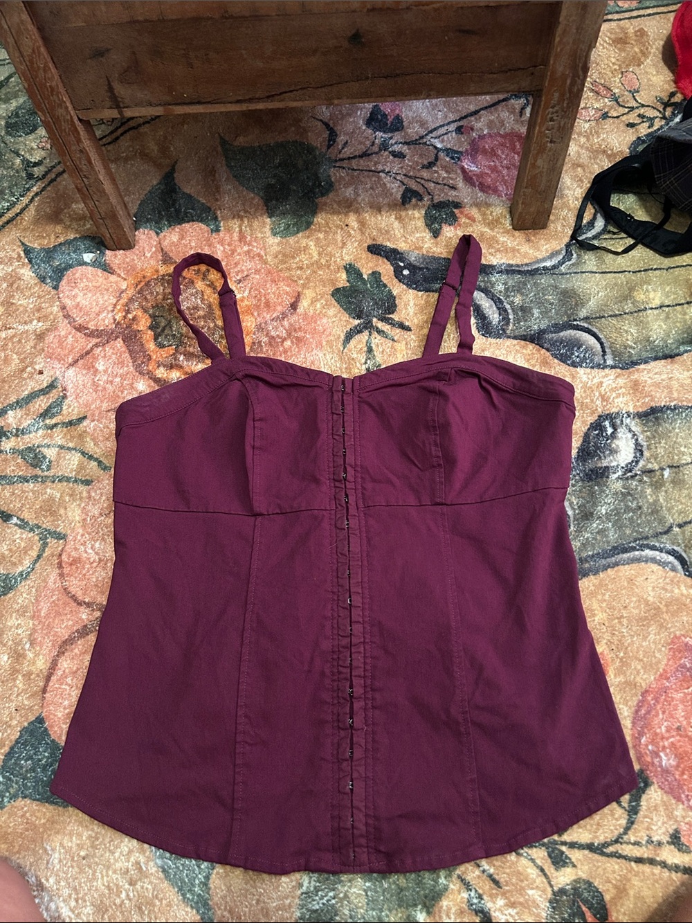 torrid Plum Front Hook-and-Eye Structured Cami